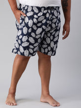 Men's Multicolor, 100% Cotton, Printeded, Regular Fit, Inner Elastic, Mid-Rise, Plus Size Boxers